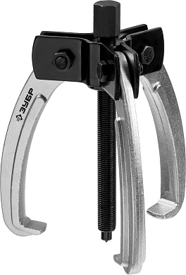 ЗУБР d 40-150 мм, Шарнирный трехзахватный съемник с серповидными захватами, Профессионал (43323-110)43323-110