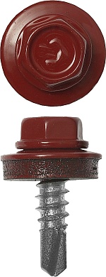 ЗУБР СКМ 3003 25 х 5.5 мм, рубин.-красн., кровельный саморез, 420 шт (4-300315-55-025-3003)4-300315-55-025-3003 ЗУБР СКМ 3003 25 х 5.5 мм, рубин.-красн., кровельный саморез, 420 шт (4-300315-55-025-3003)4-300315-55-025-3003