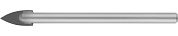 STAYER 6 мм, 2х кромка, цилиндр хвостовик, Сверло по стеклу и кафелю (2986-06)2986-06