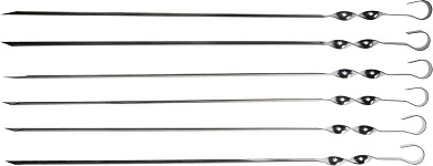 GRINDA Barbecue 550 мм, 6 шт., набор угловых шампуров (427756)427756