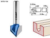 ЗУБР 15.8x16мм, угол 90°мм, фреза пазовая галтельная V-образная28752-15.8