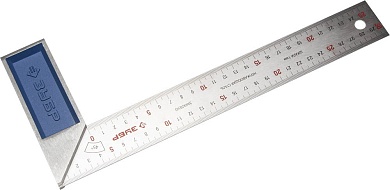 ЗУБР 300 мм, Усиленный столярный угольник, Профессионал (34393-30)34393-30